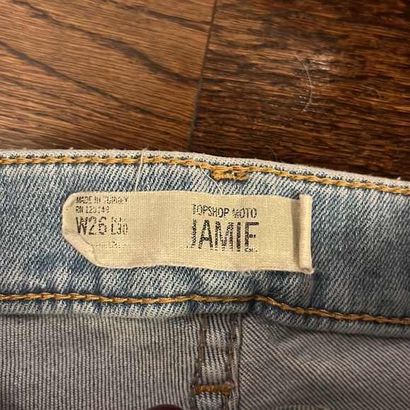 Top shop light blue Jamie jeans - Picture 2 of 2